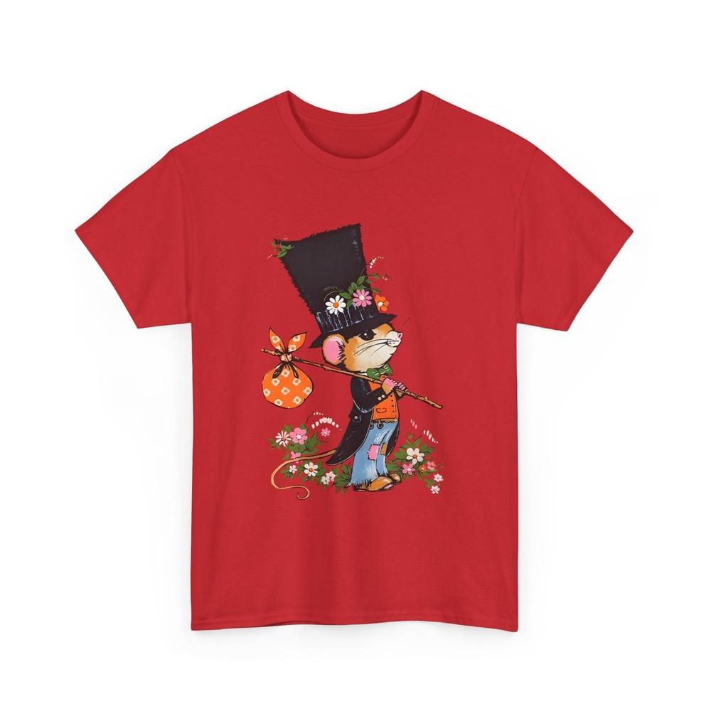 

1970s vintage graphic novelty hobo mouse reproduction tshirt L