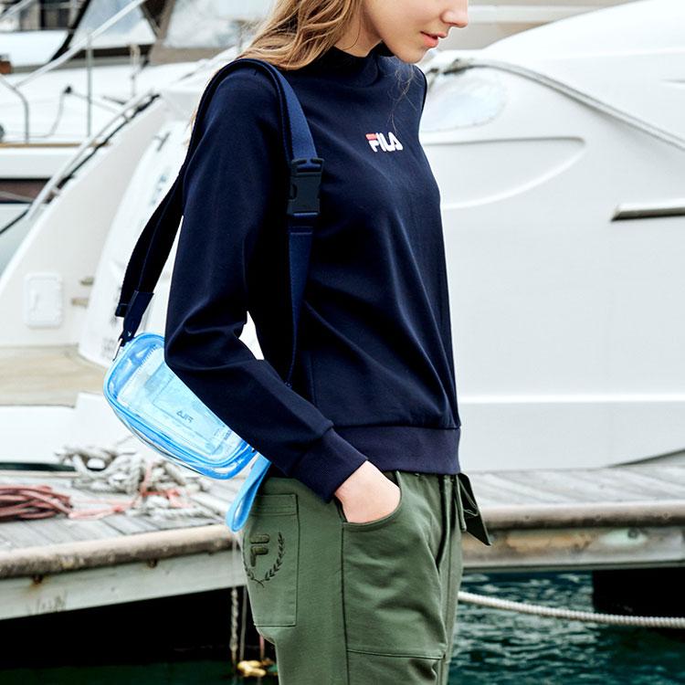 New FILA Sweatshirt Women's Navy Blue F11W018202GNV