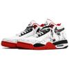 Nike Flight Legacy Kaleidoscope, Ink Red Lotus, Shopping Bag Abrasion Resistant Mid Top Vintage Basketball Shoes Men's BQ4212-100(Team113-BOX)