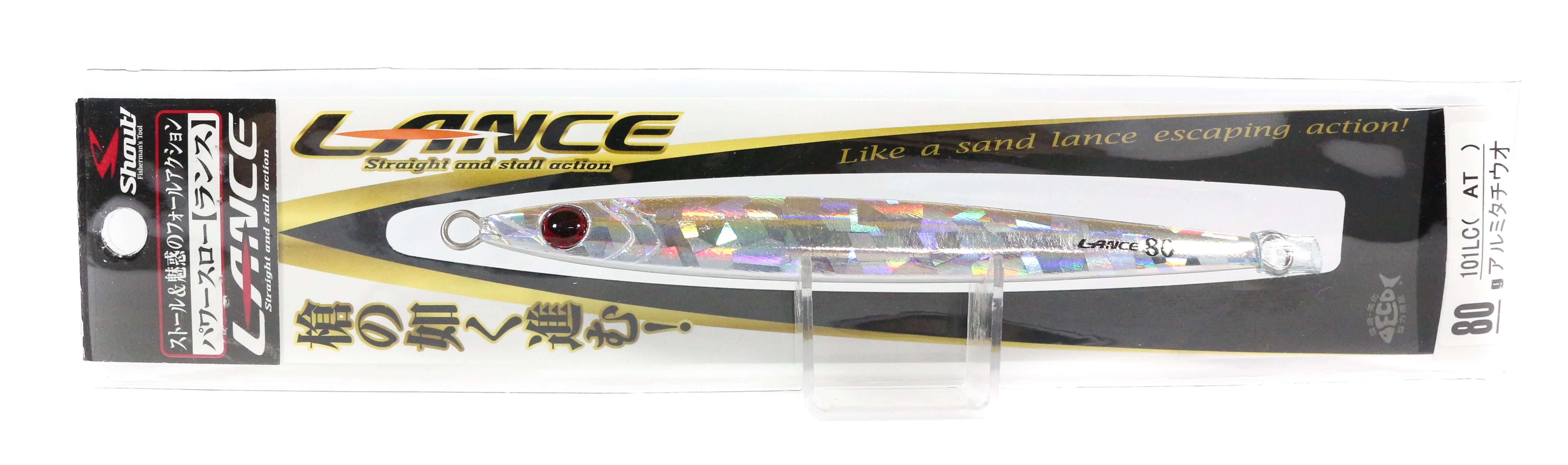 

Shout 101-LC Metal Jig Lance Slow Fall Long 80 grams CH (6606)