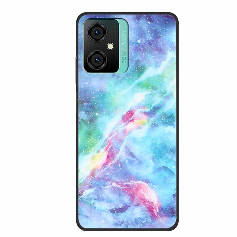 For Blackview Oscal C70 Phone Cover Case Luxury Silicone TPU For Blackview Oscal C 70 Soft Marble Flowers Protective Cases Coque