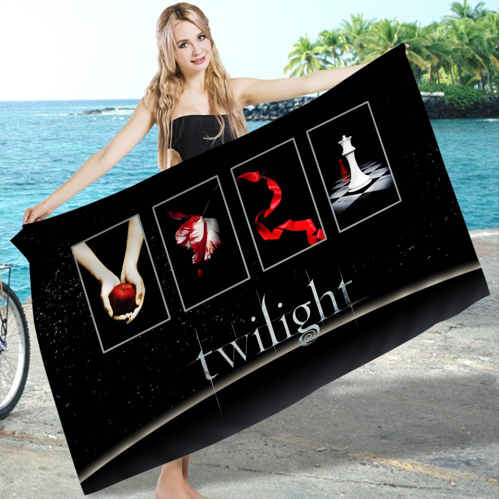 Movie Twilight Big Microfiber Beach Towels Quick Dry Towel Sand Beach Towels Pool Towel For Travel Swim Pool Yoga