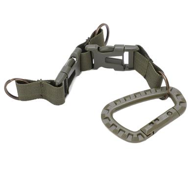 Plastic Carabiner D Ring Keychain Molle Webbing Gear Clip for Camping Hiking Fishing