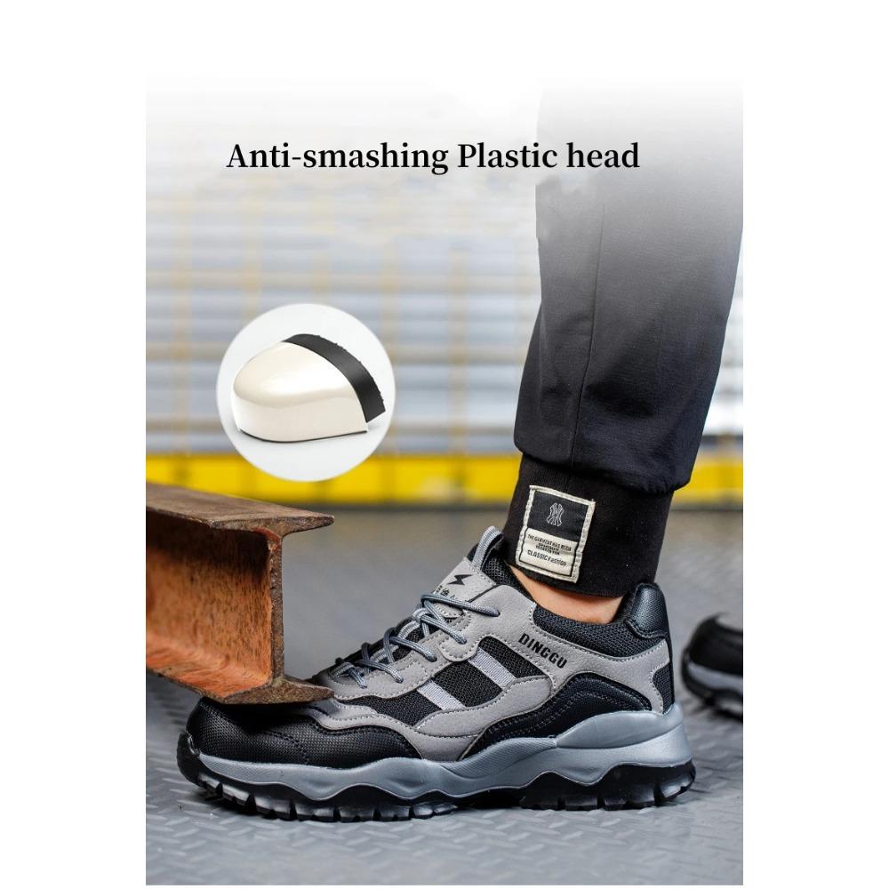 Leichte, isolierende 6KV-Arbeitssicherheitsschuhe für Herren und Damen, zerschlagungssicher, unzerstörbar, atmungsaktiv, Arbeits-Sneaker, Sicherheitsstiefel