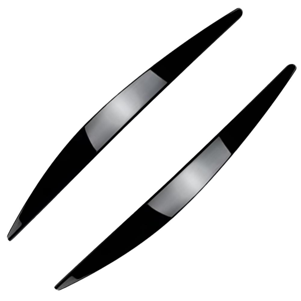 2Pcs Car Headlight Head Lamp Eyebrow Headlight Cover Trim Sticker for Skoda Octavia MK3 2015 2016 2017