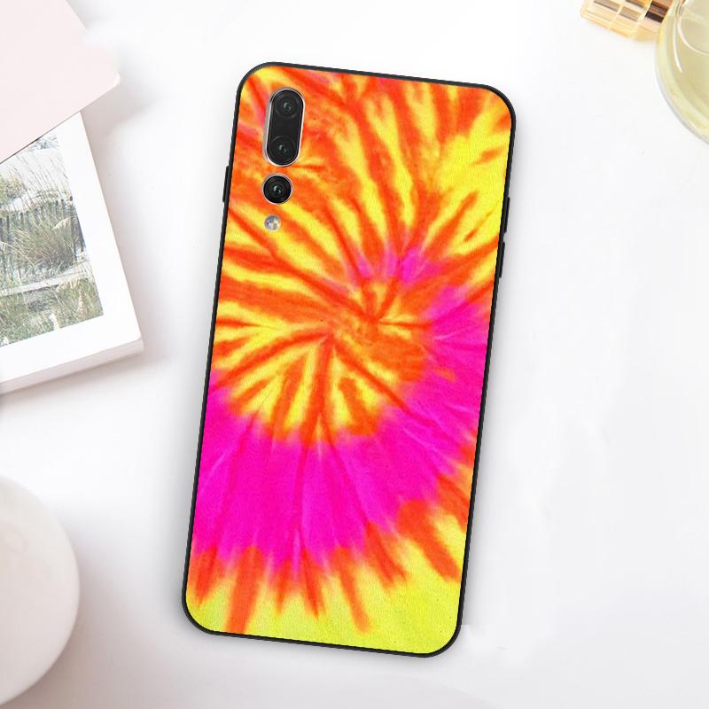 

Blue Tie Dye Groovy Shroom Patchwork For Huawei Nova 12i 12s 11i 7i 8i Y73 Y70 Y90 Y60 Y72 Y61 Y91 9 10 SE P30 Pro P40 Lite Case Huawei Nova 5T