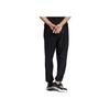 Adidas Solid Color Logo Print Mid-Waist Jogger Pants Men Bottoms Black HZ7051