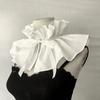 Retro French-Style High Neck Ruffle Lace Choker Collar