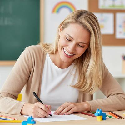 Reusable For Handwriting Book With 24Pc Ink Pen Refills For Grooved For Handwriting Workbooks Magical Pens Writing Training