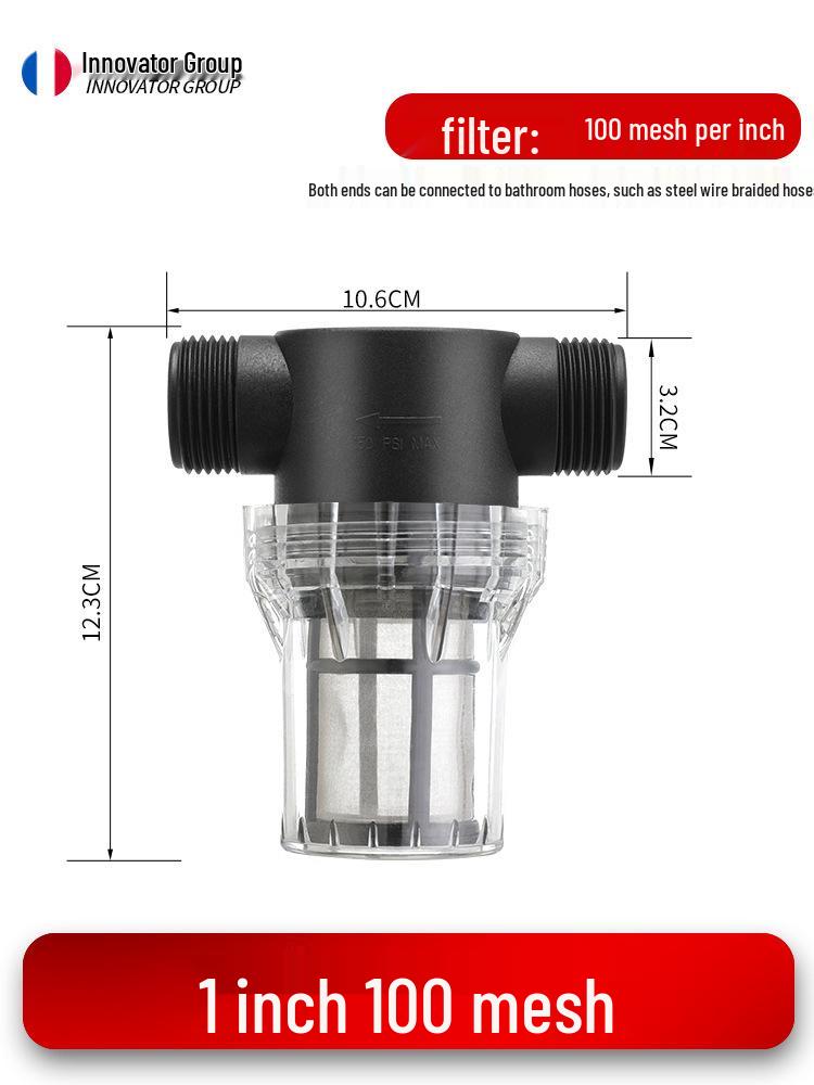 Cross-Border Garden Hose Filter for Mud, Sand, Irrigation, Car Wash, Tap Water, and Aquaculture