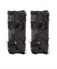 New Hot Sale Fashionable Simple Gothic Fingerless Gloves Unisex Tear Design Stretchy for Party Preparation and Durable