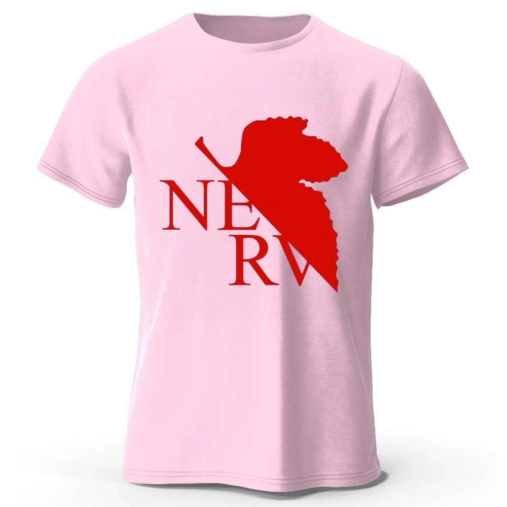 Japanese Anime Neon Genesis Evangelion Pure Cotton ShortSleeve Peripheral   Unisex Street Casual Loose Plus Size TShirt Top