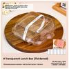 Transparent Tiramisu Packaging Box Cake Dishes Mousse Cutting Sweet Dessert Baking Western Pastries Separation Packing Box
