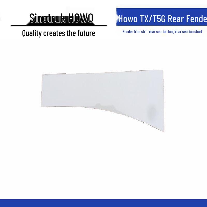 Howo TX/T5G Truck Rear Fender Trim - Long/Short Sections Standard