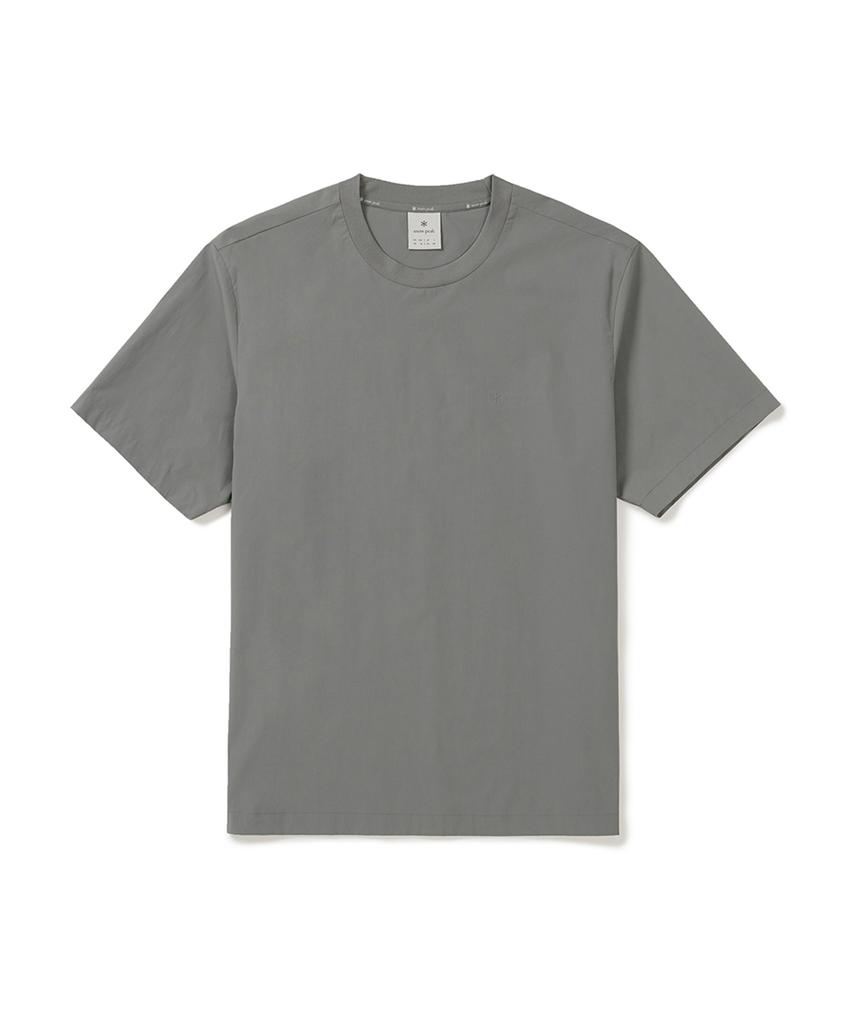 SNOWPEAK APPAREL Cooling Thin Tech Basic Short Sleeve T-Shirt (S25Musts32) Light Khaki