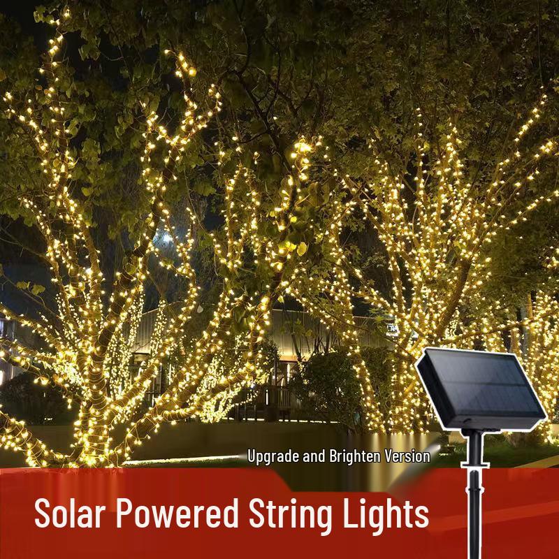 Changbaosen 50m 400 LED Solar String Lights