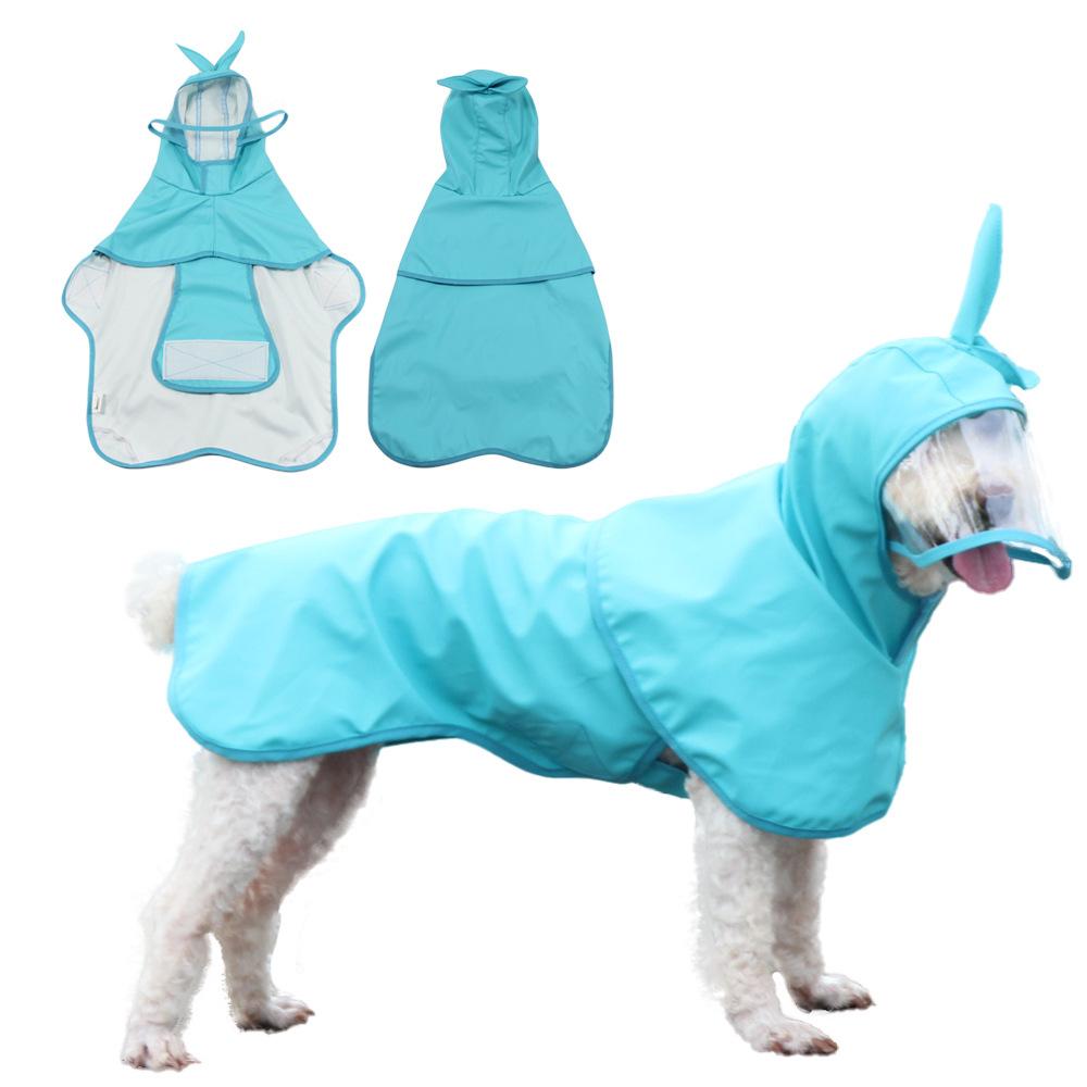 Pet It Pet Raincoat Waterproof and Anti-dirty Dog Clothes Corgi Bear Miniature Dog Dog Raincoat