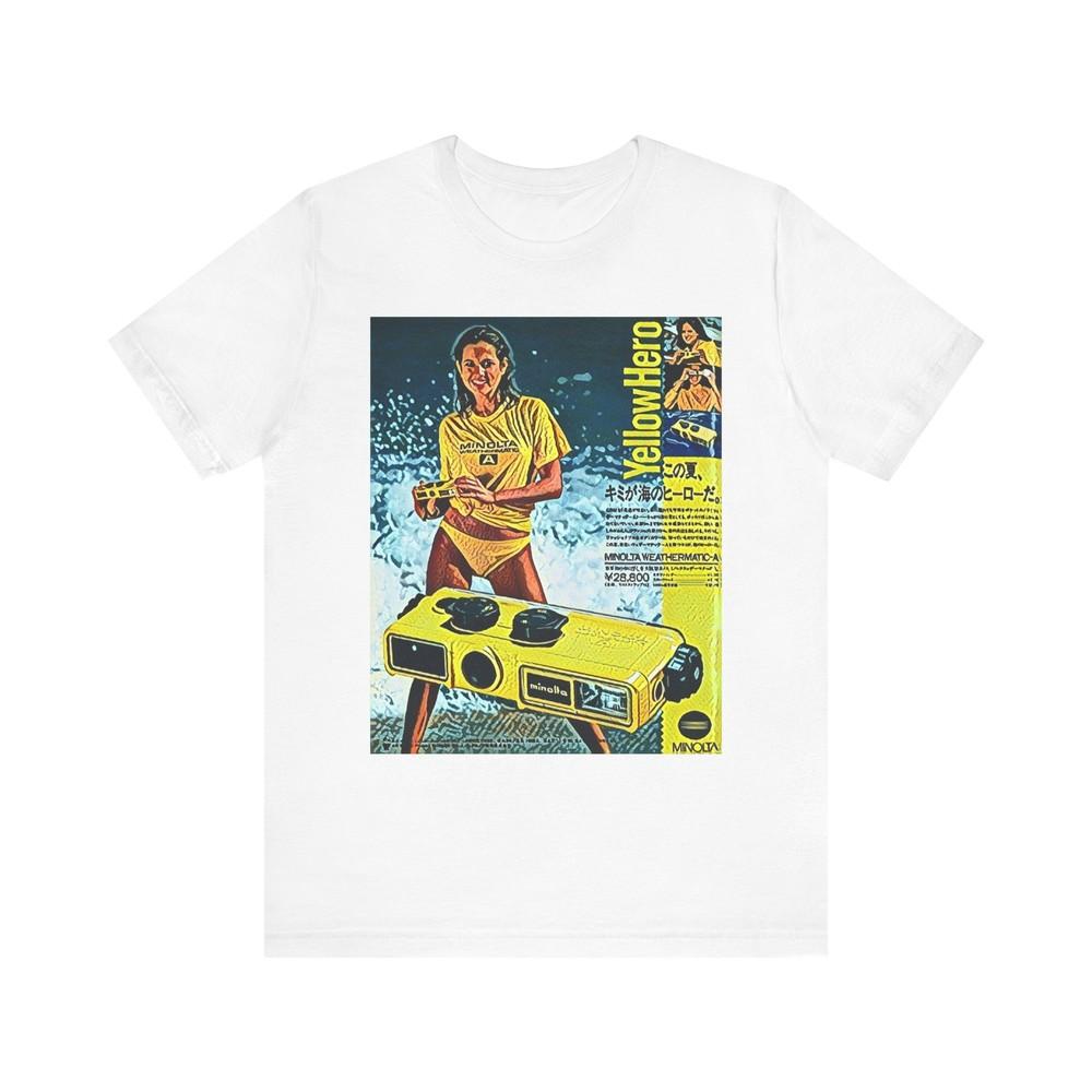 

Minolta Yellow Hero Retro Graphic Print Art Unisex Jersey Short Sleeve Tee Shirt M