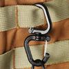 Outdoor Rock Climbing 360 Rotatable Hook Double Carabiner Swivel Connector Keychain Multi-Use Backpack Keychain Hiking Buckle