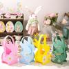 M-Candy Tote Bag Soft Felt Storage Basket Easter Gift Bag 3d Bunny Bag For Gifting Egg Hunt Easter Party