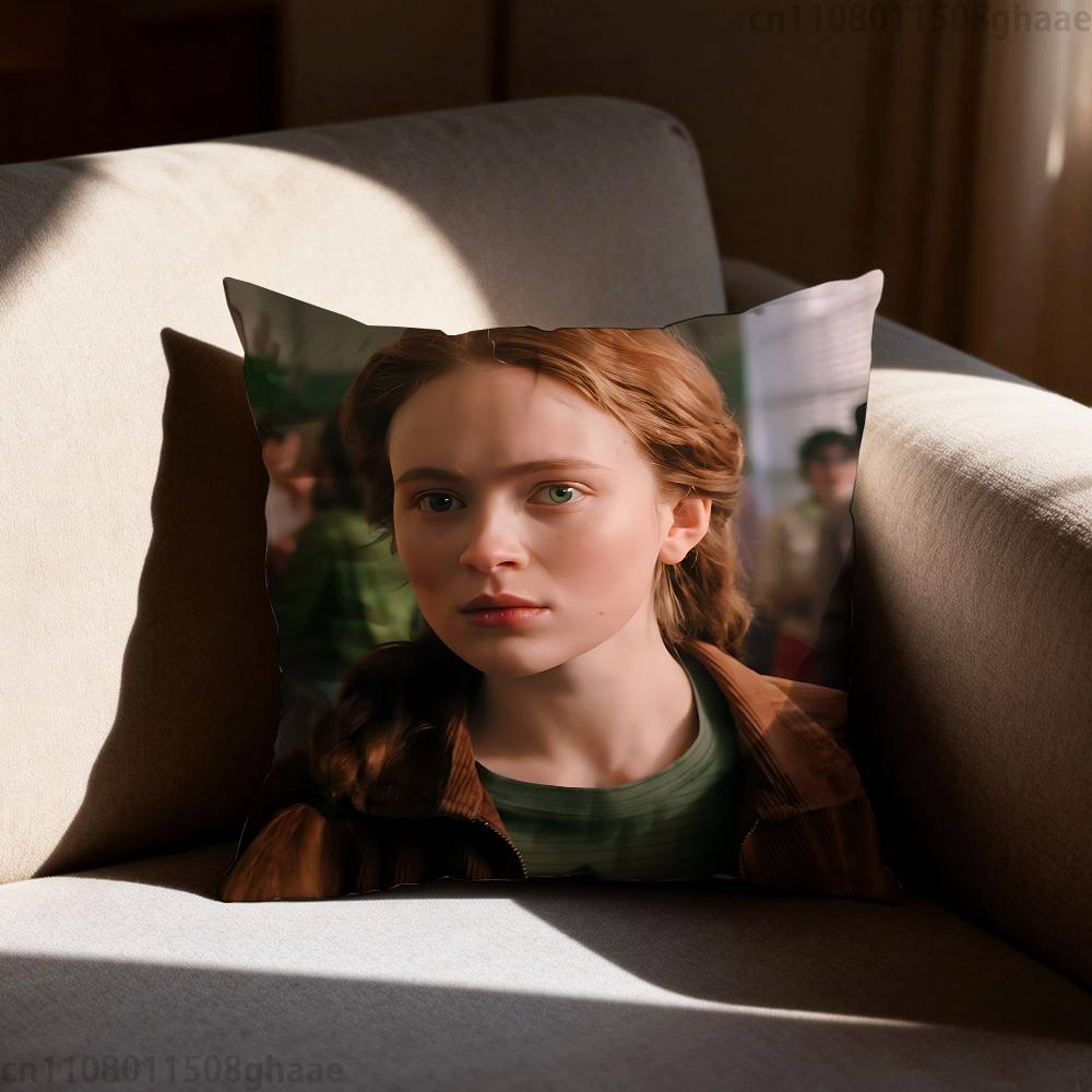 Sadie Sink Stranger Pillowcase Casual Style Decoration Suitable for Home Decoration Excluding Pillow Core
