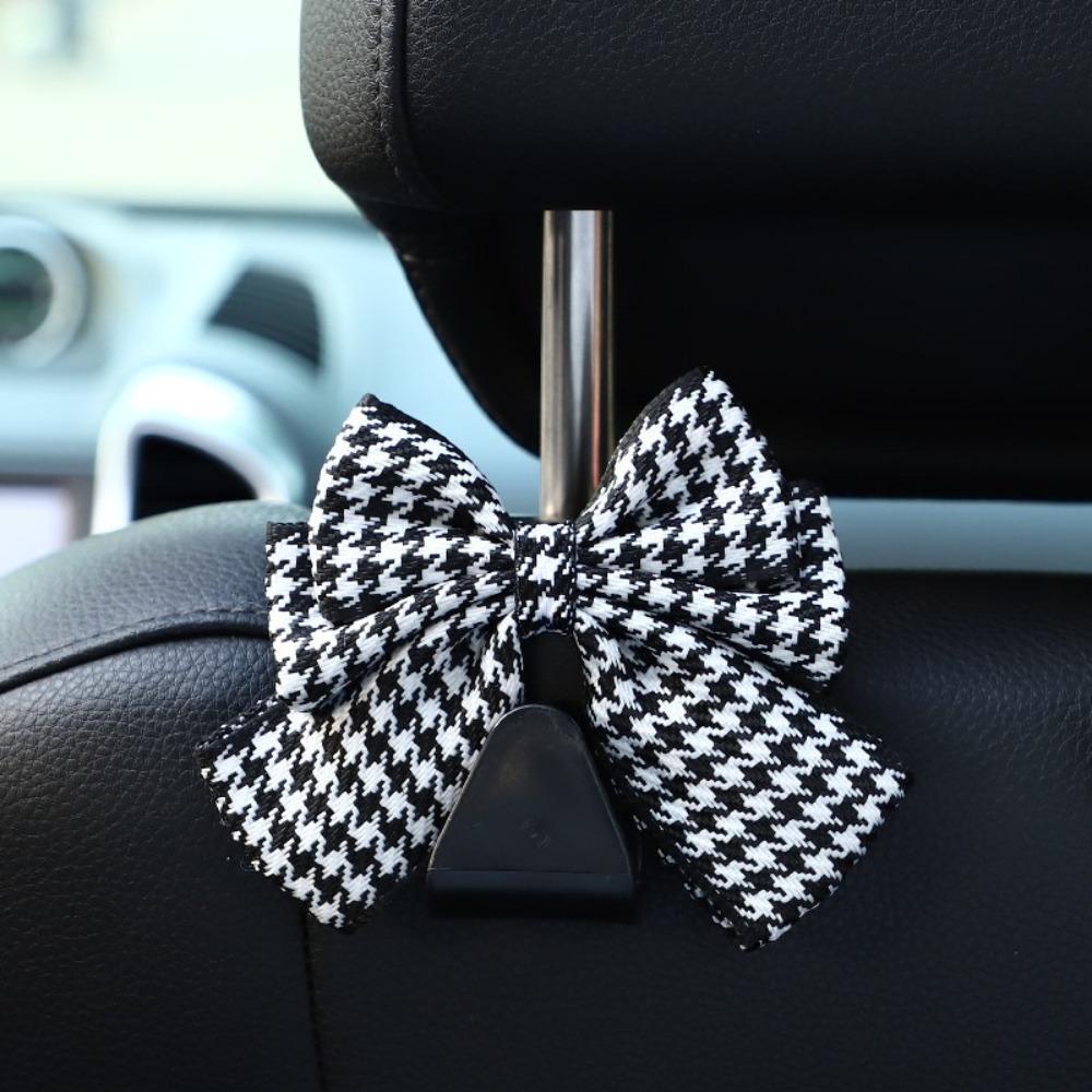 Creative Bow Shaped Car Seat Back Hook Practical Multifunctional Storage Auto Interior Accessories