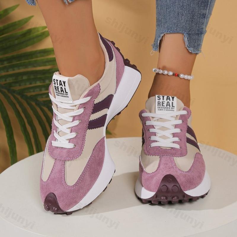 Autumn Women's Casual Sports Shoes 2026 Comfortable Anti Slip Outdoor Vulcanized Shoes Retro Fashion Platform Zapatos Mujer