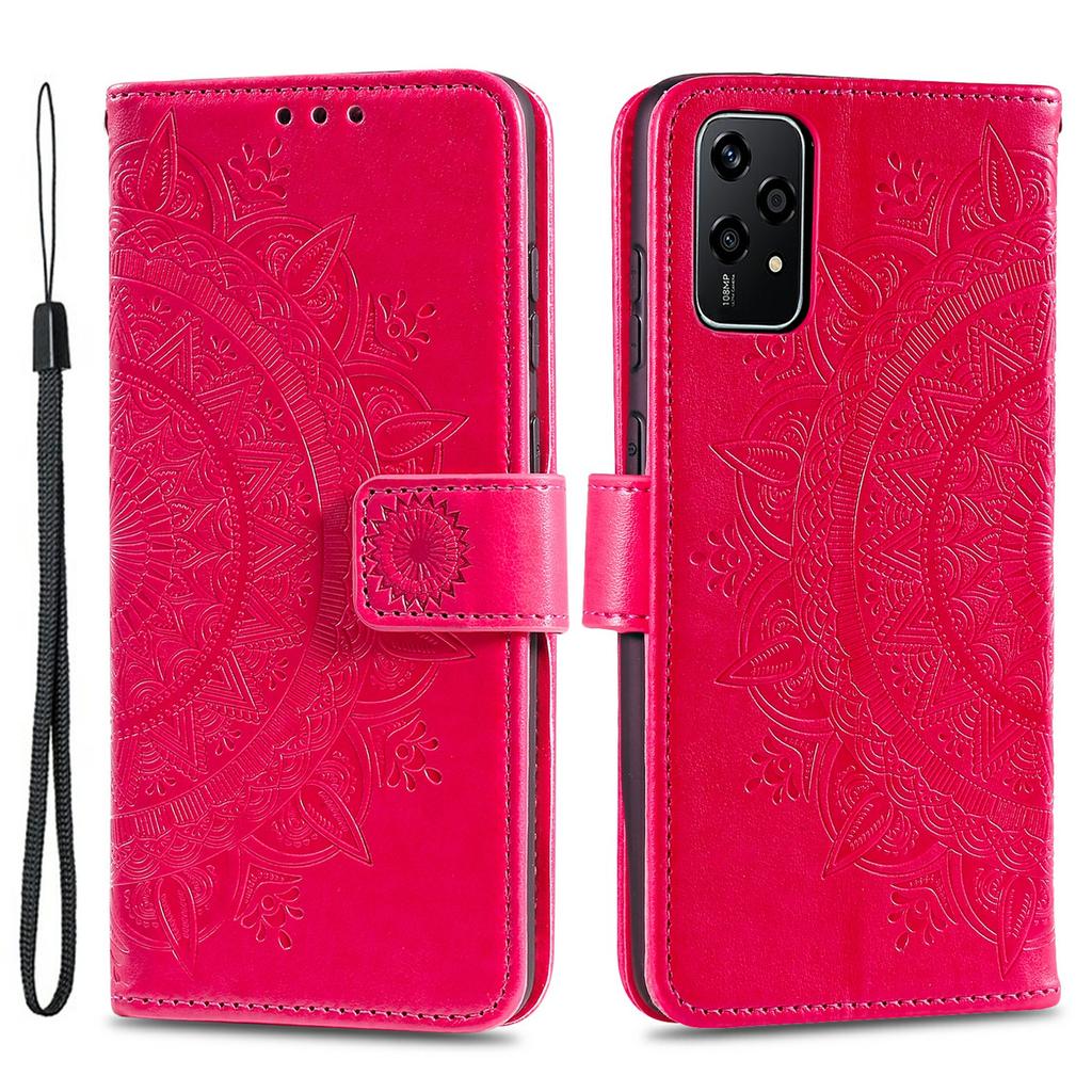 For Honor 200 Lite Case Flip Shockproof Leather Totem Wallet Phone Cover