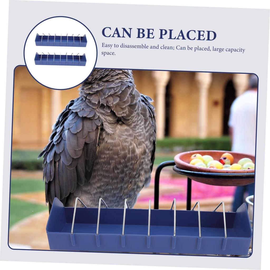 VORCOOL 2Pcs Pigeon Coop Bird Feeder Pigeon Feeder Chicken Feeder Duck Feeding Bow Bird Water Cup Pigeon Feeder Container Bird Feeder Parrot Feeder