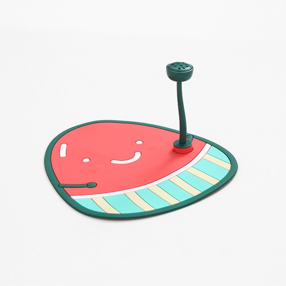 

Deodorization Watermelon Floor Drain Mat Fruit Shape Sewer Deodorant Cover Household Watermelon