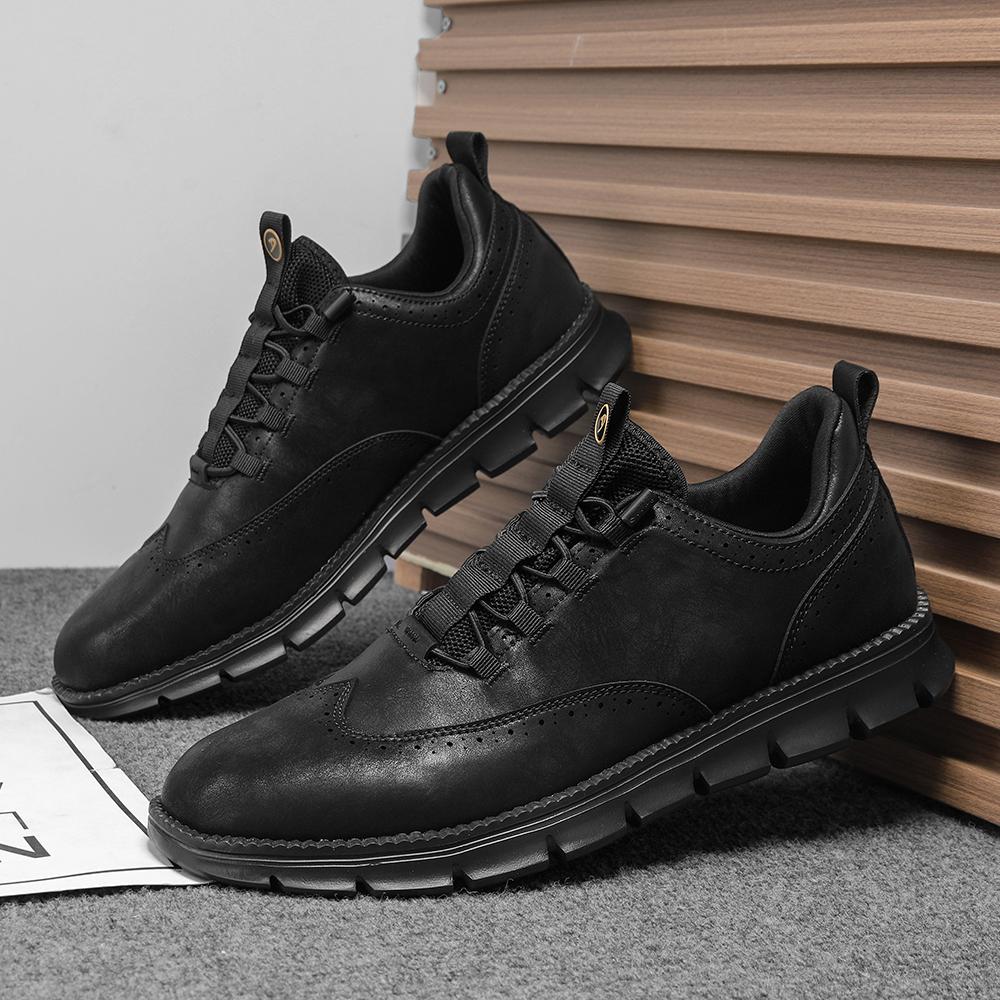 Große Größe 48 49 50 Brogues mit Flügelspitze Britischer Stil Herren Oxford Schuhe Premium Leder Lässige Business Schuhe Brogue