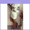 Womens Hoodie Dress With Letter Print Polyester Fabric For Street Style Fall Fashion