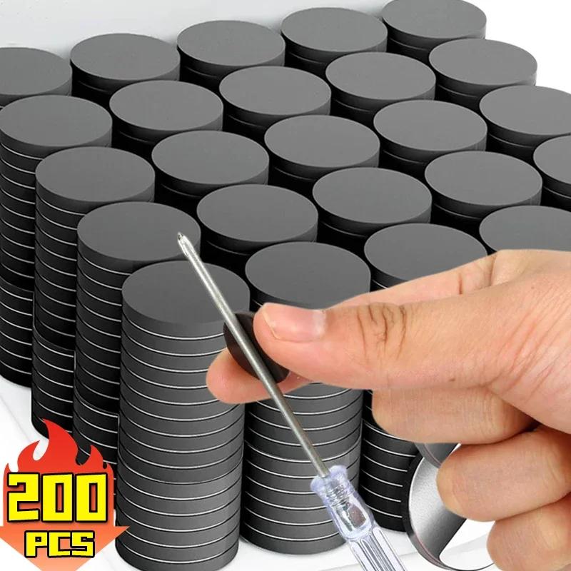 Round Self Adhesive Magnetic Dots Flexible Sticky Magnet Sheets Classroom Refrigerators Craft DIY Small Magnets Stickers Circles
