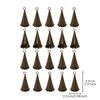 20 Pieces Antique Finish Craft Bell Nostalgic Mini Metal for Charm Making