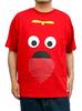 One Colors Gachapin & Mukku Kurzarm-T-Shirt, Herren, Bedrucktes Rundhals, Cut and Sew, Größe LL, Mukku