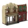 MOC scene toy boy girl flower shop street view city Diy small particle building block assembly gift