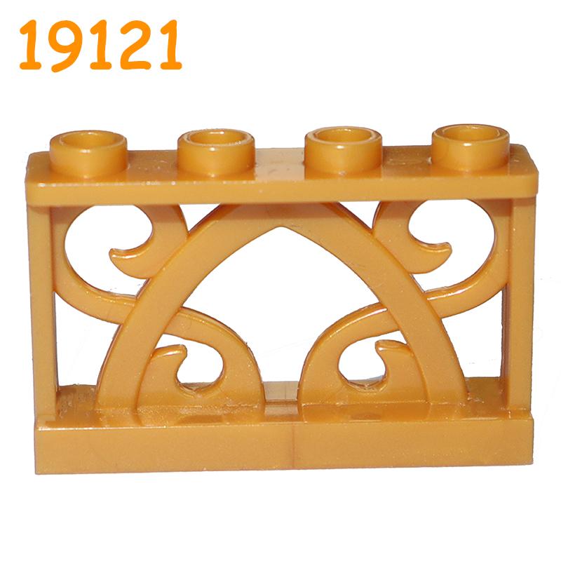 Non-Toxic Fence City Accessories Building Block Moc Part Railing Stair Barrier Ladder Guard Bar Castle Garden Farm Military Assemble Brick