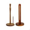 Paper Towel Holder Wooden Organizer Kitchen Roll Dispenser for Cooking