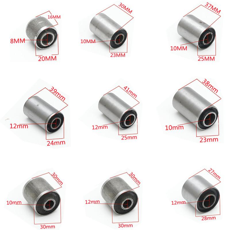 Motorcycle Rear Swingarm Bushing Suspension Repair for GY6 50cc 125cc Flat Fork Control Arm Engine Mount Cushion