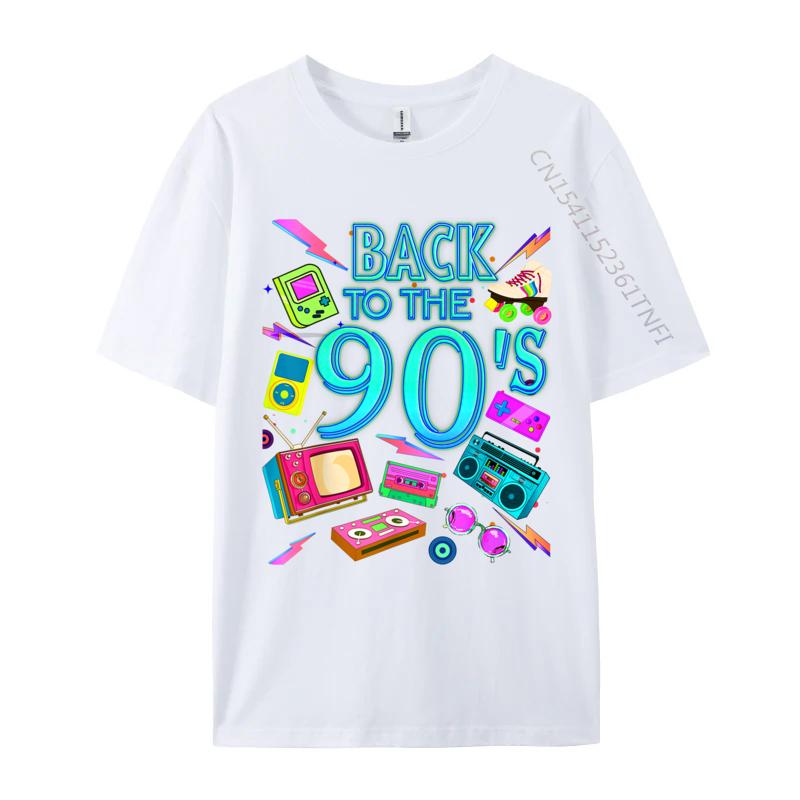 Unisex Is Unisex Is Vintage Retro Back To 90 Is Design Europe Tops Tees Crew Neck Cotton Unisexs Top Tshirts Tee Shirts Brand New S