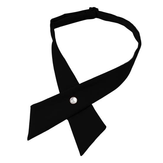 

Женский галстук-рубашка, однотонный дизайн, простая застежка-пряжка, крест-накрест, галстук-бабочка, выпускной