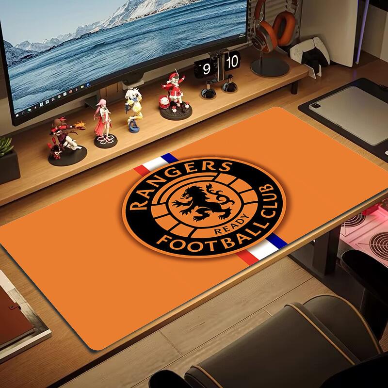 Rangers FC Print  Cushion Non-slip Laptop Tablet Big Mousepad XXL Mat Mini PC Playmat With Lock Edge