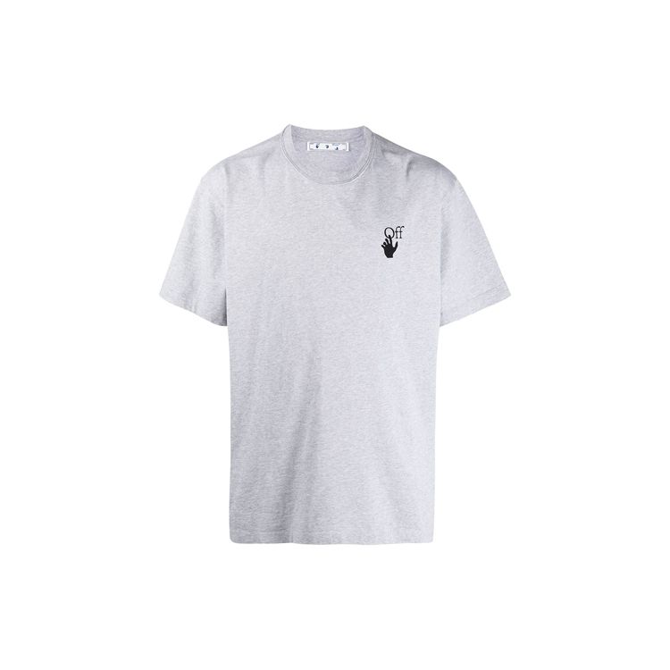 

Off-White Marker Arrow T-Shirt Grey Men Tops OMAA038R21JER0020825
