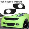 Car Lighting Fog Light Lamp Cover Car Accessories ABS Material Anti-Corrosion Easy Tallation Practical Design