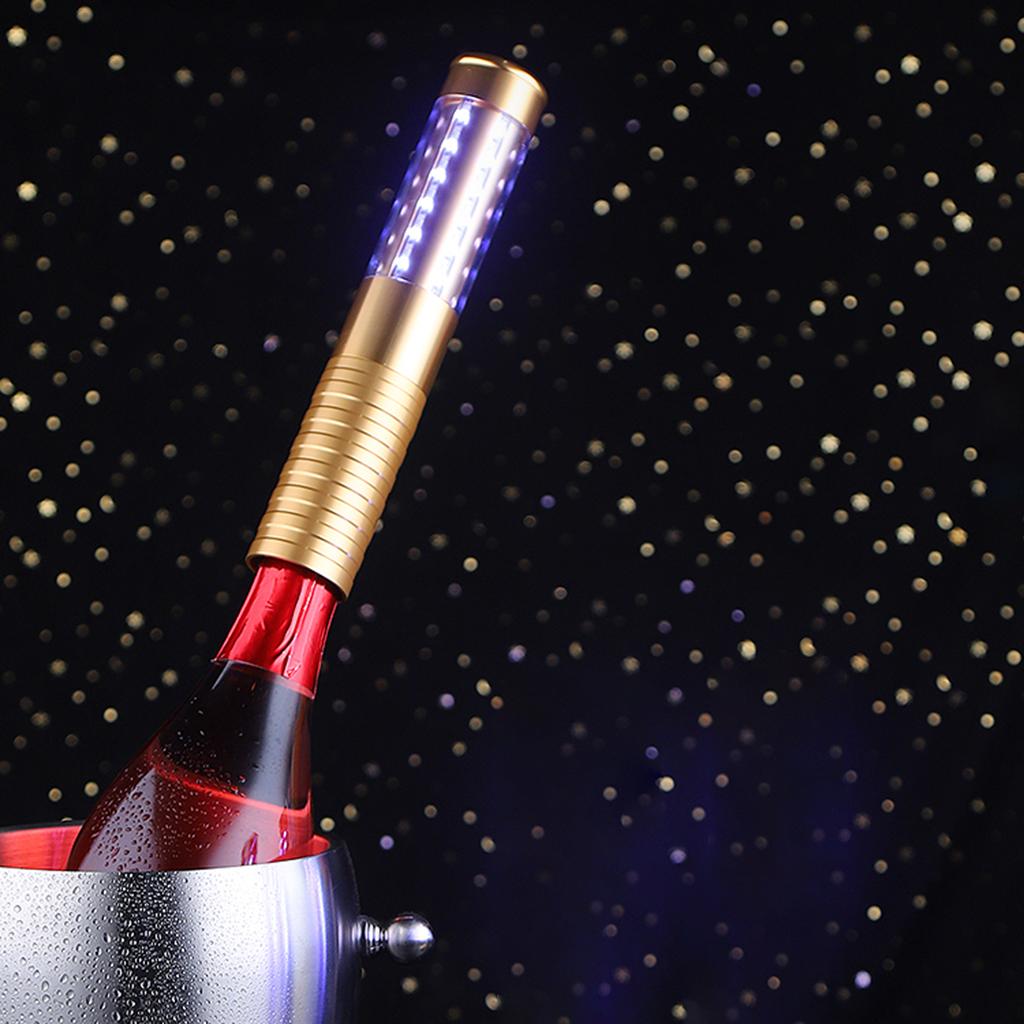 led Sticks Flashing Lights with Flat Bottom, Premium Aluminum Alloy Glowstick Rods, Great for , Parties, Camping and