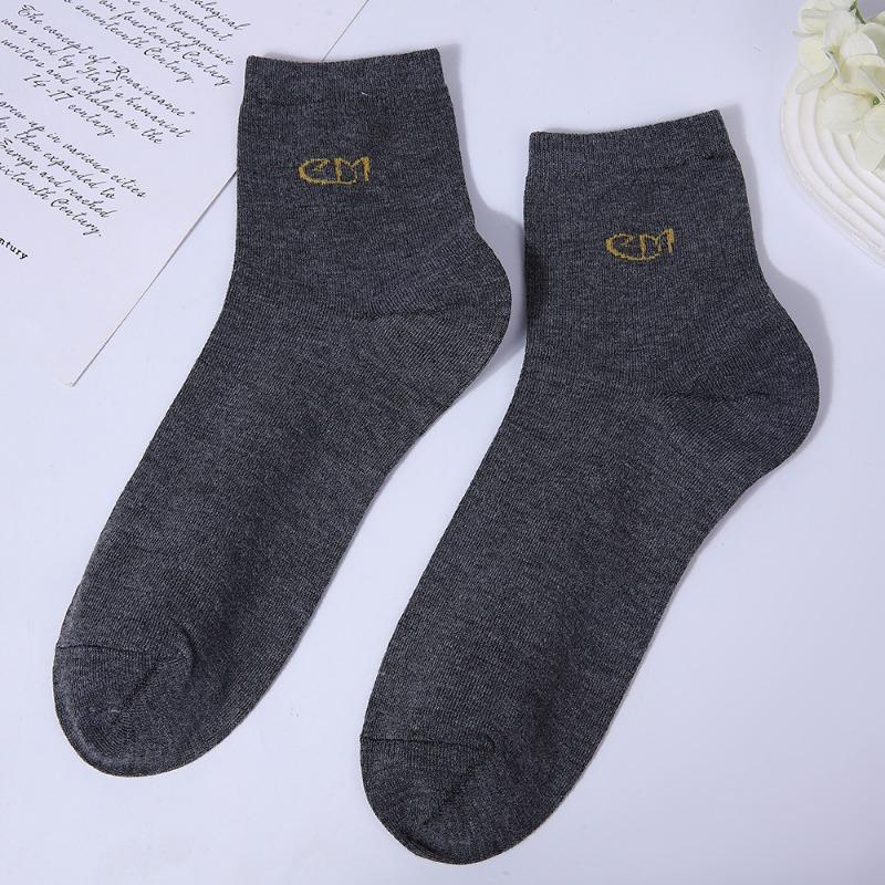 Men's Spring and Autumn Business Leisure Deodorant Anti Pilling Antibacterial Suit Tube Socks