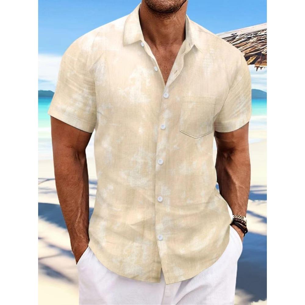 Summer Collar Short Sleeved Men's Casual Sports Shirt