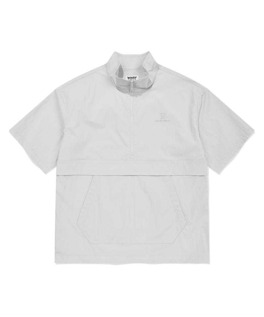 Wacky Willy Basic Half Sleeve Anorak Light Grey
