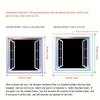 Home Easy-to-Install Windproof Thermal Film, Winter Sealing Window Draft Stopper Leak-Proof Curtain, High Transparency Thickened Plastic Sheet