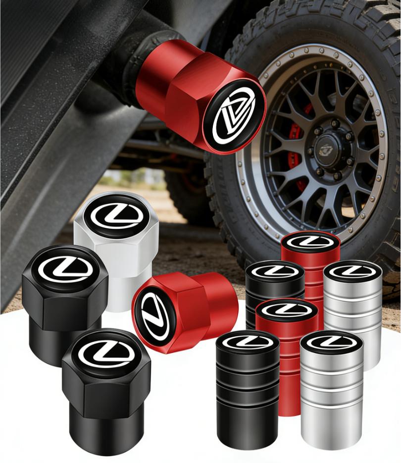 4 stuks Auto Wiel Band Ventielsteel Doppen Luchtdichte Afdekking Voor Lexus RX330 Fsport IS200 IS250 RX350 GX NX300h Ct200h Auto Accessoires